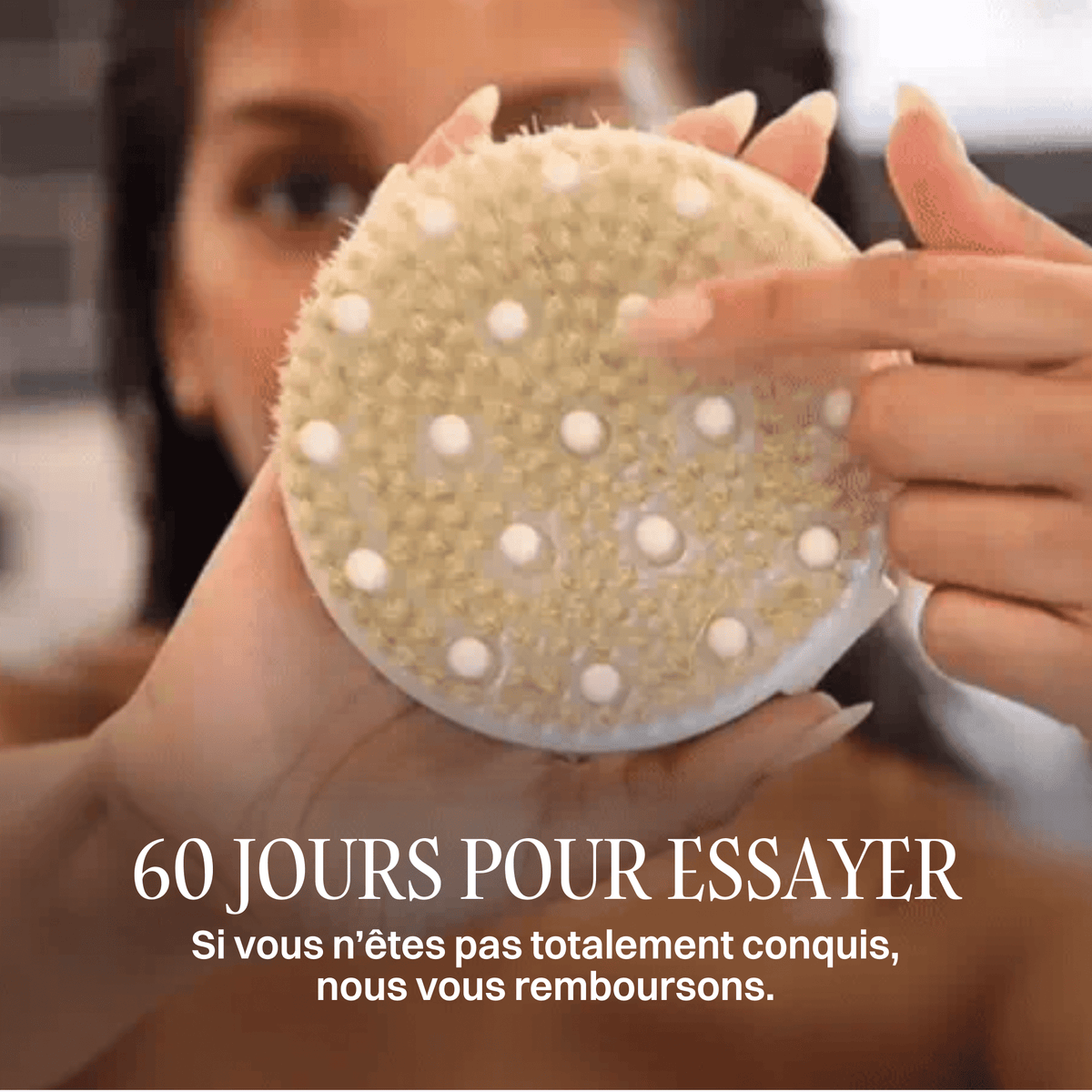 Brosse de drainage pour le corps